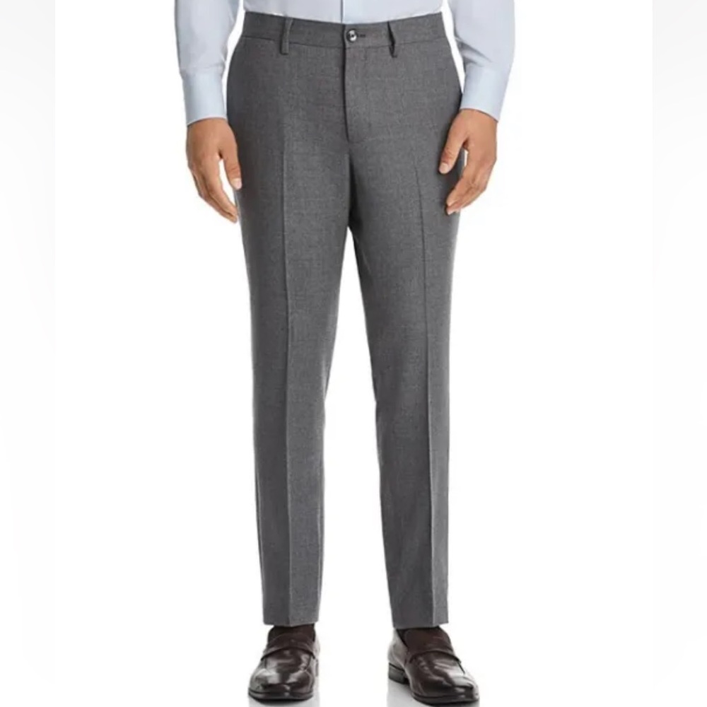 MICHAEL KORS Mens Grey Wool Blend Dress Pants Slim Fit Stretch NWT 38 W 32L